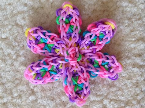 rainbow loom 3d|rainbow loom 3d flower.